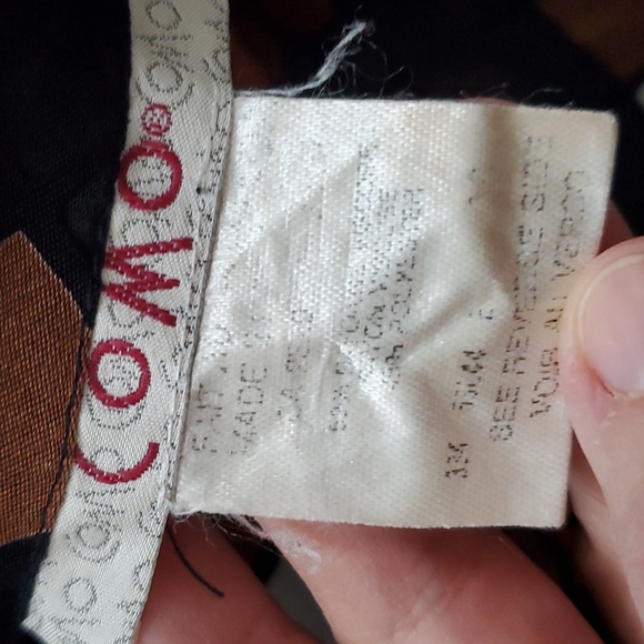 VTG checkered sheer blouse - Picture 6 of 7